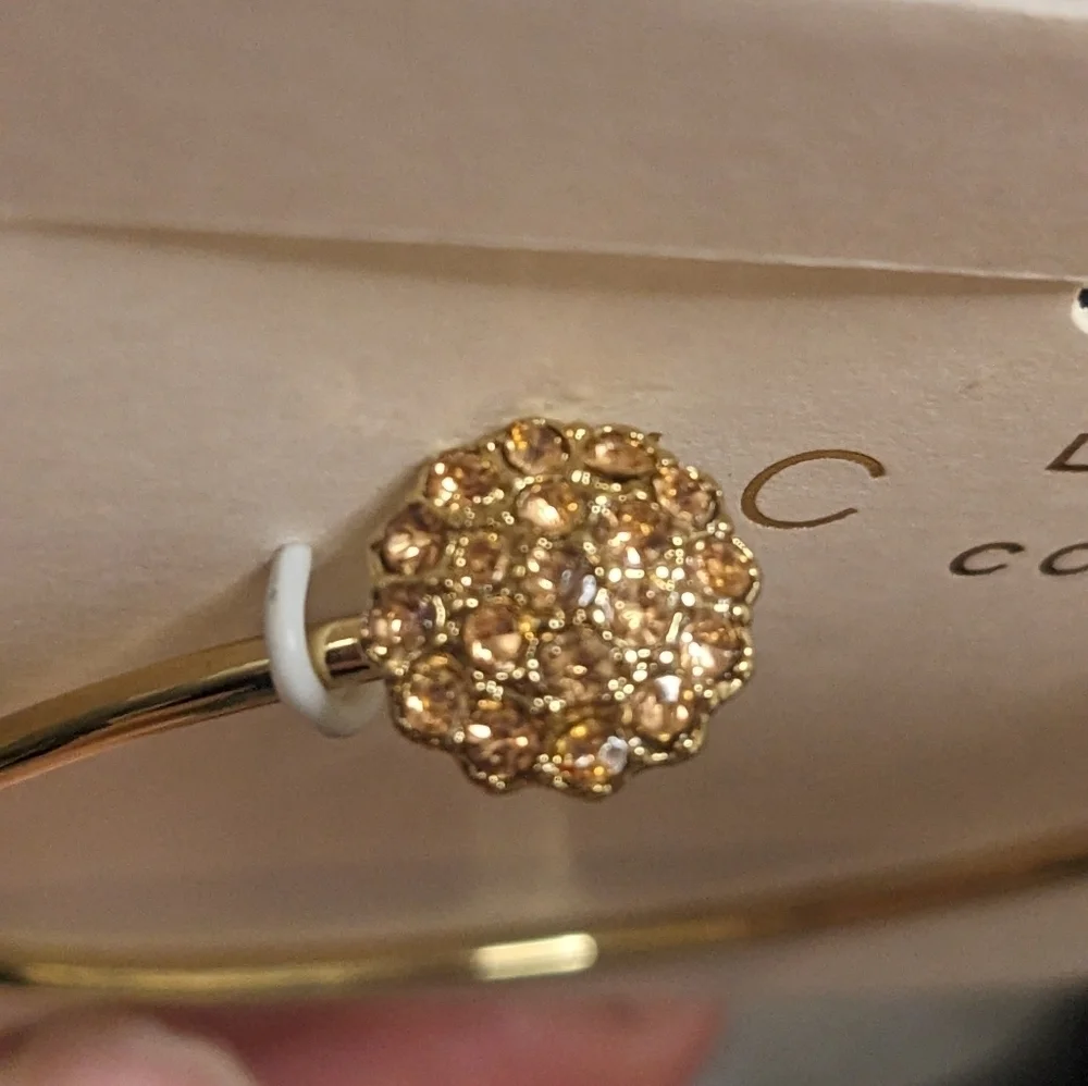 Lauren Conrad Gold and Rhinestone Bracelet‎